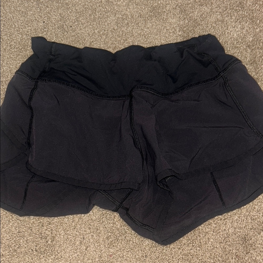 Women's Black Athletic Shorts